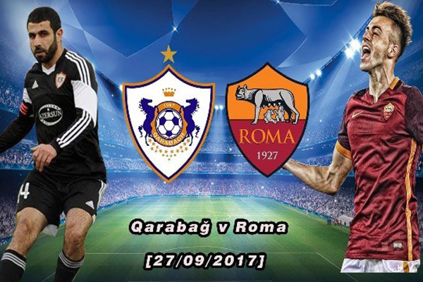Prediksi Sepakbola AS Roma vs Qarabag 6 Desember 2017