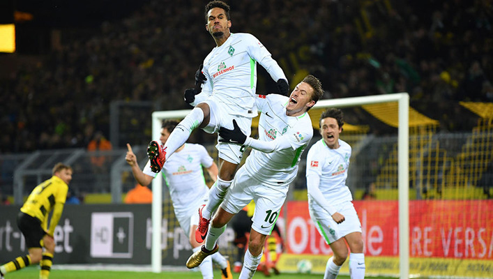 Laporan Pertandingan Sepakbola Borussia Dortmund 1-2 Werder Bremen